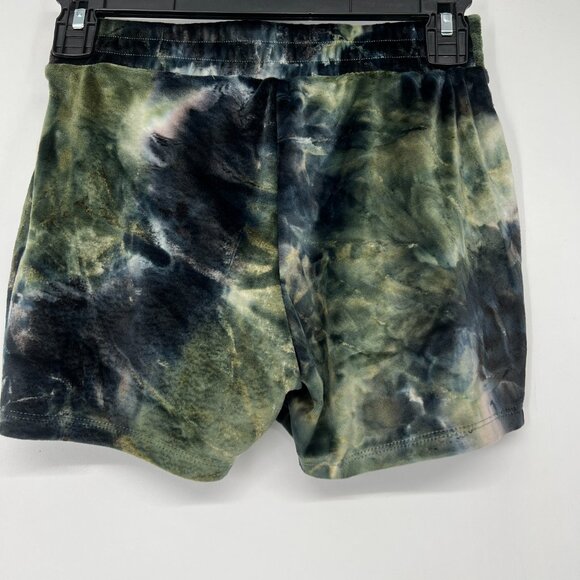 Freshman Kids' Plush Stretch Velvet Tie Dye Shorts In Sea Moss Size M (8/10) NWT - Picture 5 of 8